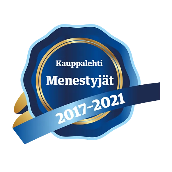 Kauppalehti Menestyjät 2017-2021 -logo
